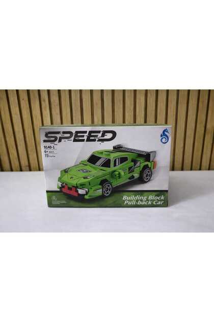 Generic Speed Building Block Pull-Back Araba – Çek Bırak Yarış