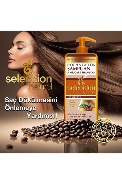 Seleccion Biotin & Caffein Shampoo 500ml