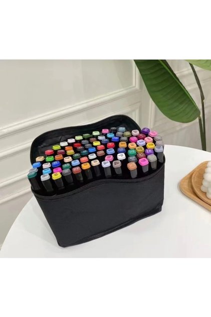 World of Colors: Double-Ended Sketching and Design Pencil Set - with Special Carrying Case (Set of 100)