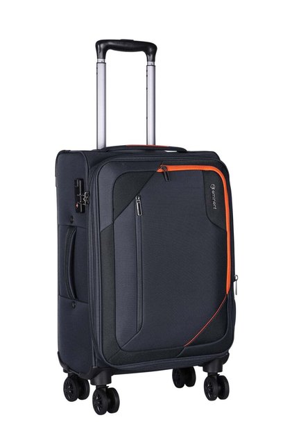 Expandable Luggage Trolley Bag Soft Suitcase for Unisex Travel