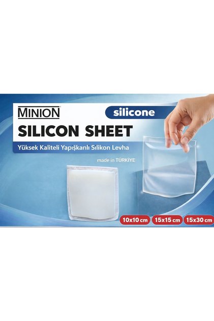 Silikon Sheet Yara Kapatıcı Silikon 10x10 Cm Kare