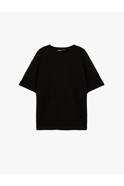 Men'S Black Oversized T-Shirt