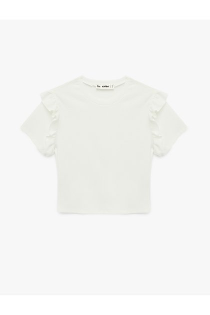 Women'S Ecru Short Sleeve T-Shirt