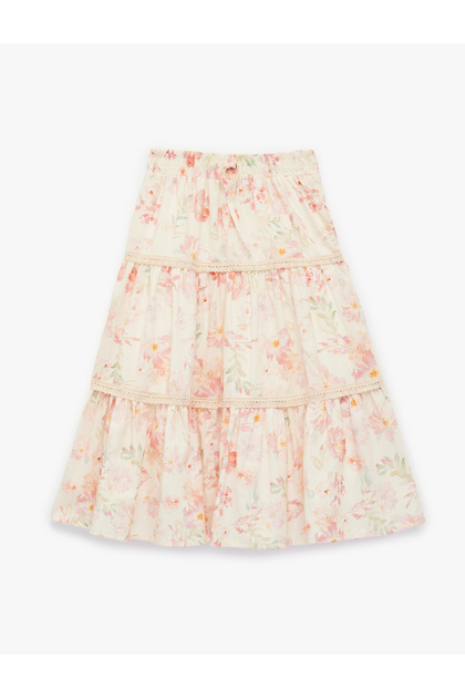 Girl'S Pink Design Girl'S Skirts