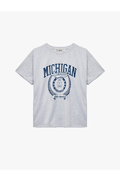 Women'S Light Grey Oversize T-Shirt