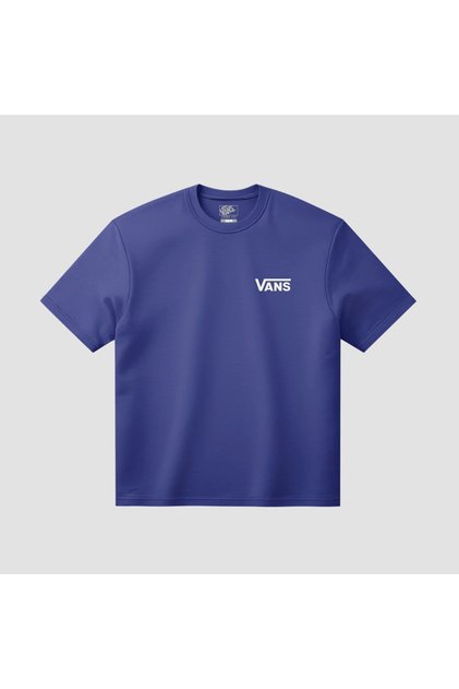 Left Chest Iı Loose Ss Erkek Mavi Tshirt Vn000p1pfrx1