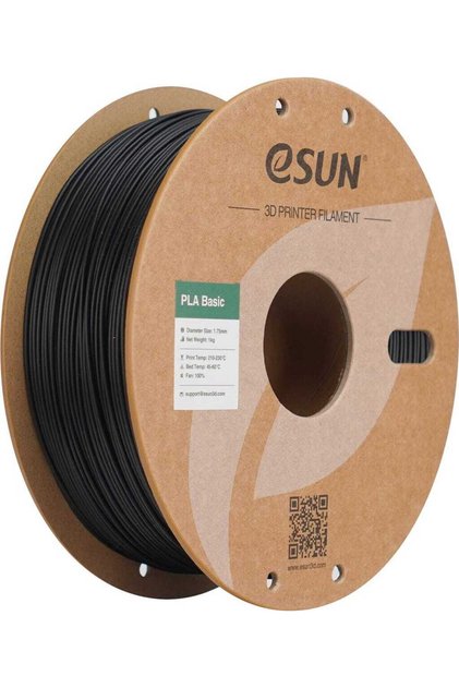 PLA Basic Siyah Filament 1,75mm 1kg - bisiparisver