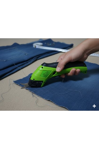 Elektrikli kumaş kesim makası çıt regole makası