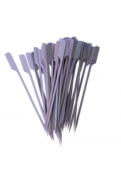 Accesorii creatie - lemn - betisoare rotunde, cap lat, natur, 15cm, set 40 buc,