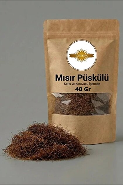 Mısır Püskülü (Mısır Püskülü Çayı – Corn Silk – Corn Silk Tea – Zea mays) Doğal Kurutulmuş 40 Gr