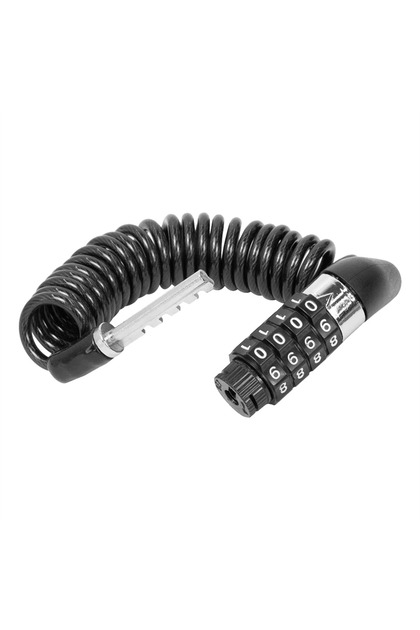 Bisiklet ve Motosiklet Kilidi Spiralli Şifreli 4x1200 mm BR1740108