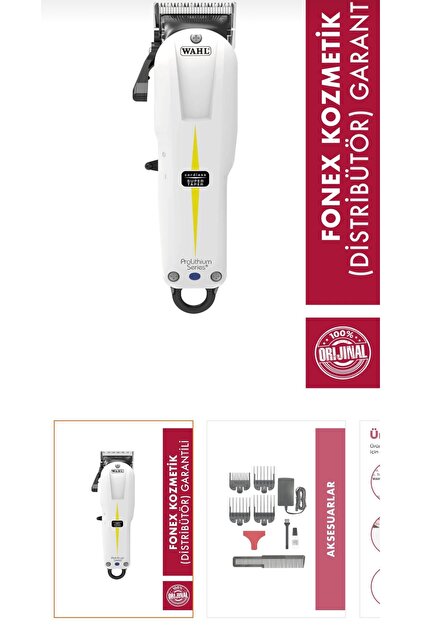 Wahl Super Taper Cordless Series Kablosuz Saç Ve Sakal Kesme