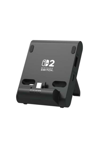 Suport PlayStand NSX-002E cu două USB-uri pentru Switch 2, negru