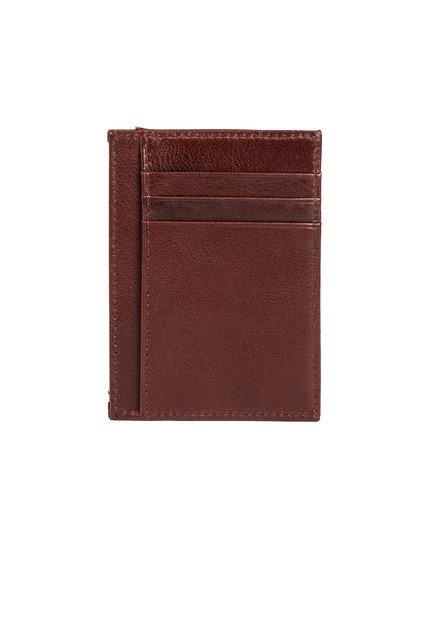 Biwoly Leather Card Holder Brown