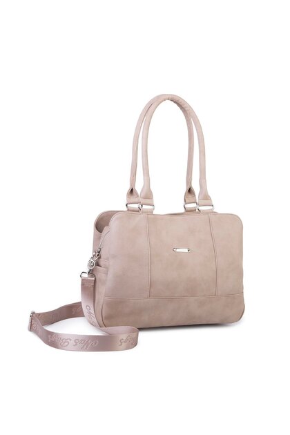 1507 Women's Large Size Three-Compartment Shoulder Bag