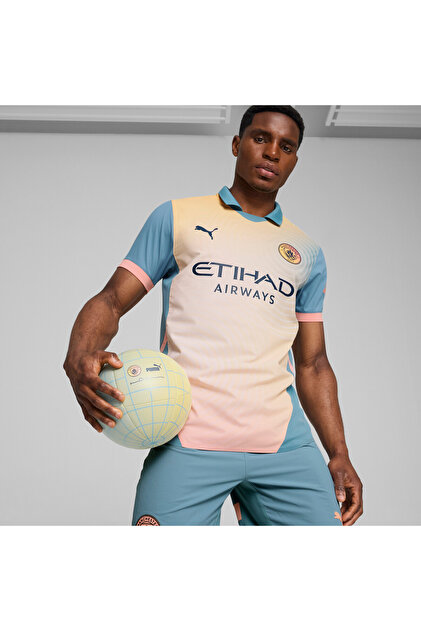 Puma Mens Manchester City 24/25 Authentic Fourth Jersey - Pink