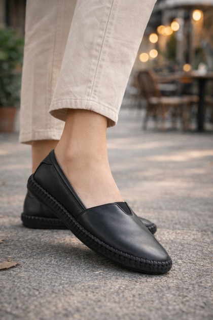 Guaranteed Women's Black Summer Full Orthopedic 100% Genuine Leather Black Sandal Lightweight Comfortable Shoes