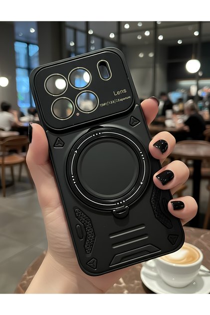 3D Camera Lens Protected Ring Stand Compatible Case for Mi 15