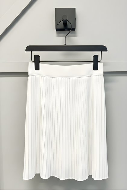 White Elastic Tunic Skirt Undergarment That Extends the Inner Length