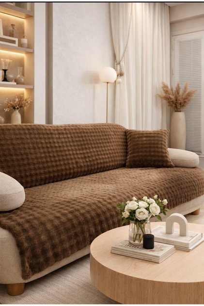 Plush Bubble Sofa Cover 170X210 1 Piece