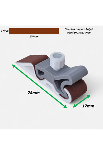 3DMake 3'lü Mini Zımpara Takozu Seti 17x74mm - Fiyatı, Yorumları