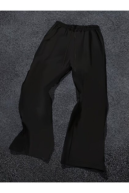 darkopia Unisex Samuray Şerit Baskılı Baggy Kesim Geniş Paça