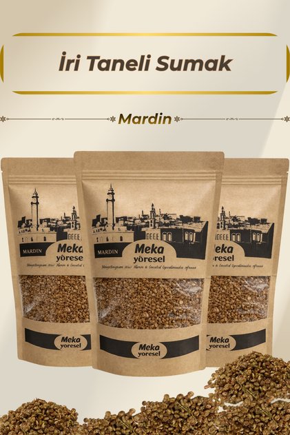 İri Taneli Doğal Sumak 500 Gr | Geleneksel Yöresel Baharat | Yoğun Aromalı Kaliteli Ürün