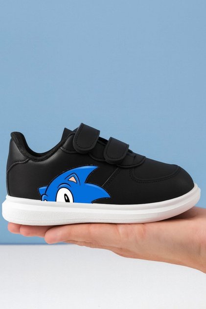 Printed Children's Sports Shoes with Band Sneaker