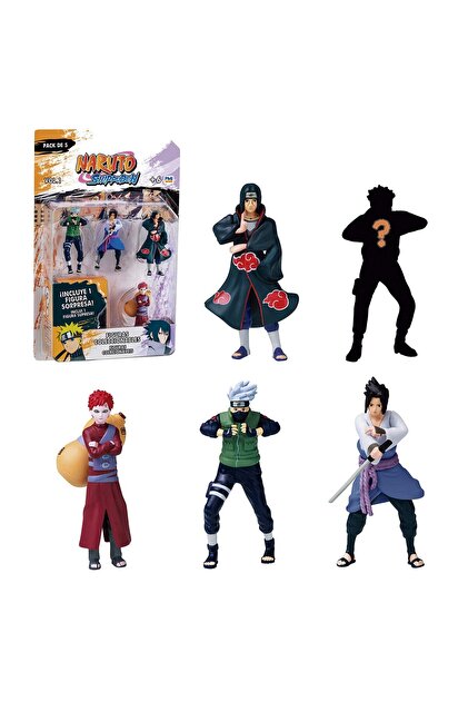 22.NARUTO フィギュアセット TOYFEST Naruto 5'li Koleksiyon Figür Seti 7 CM - 1 PAKET - Fiyatı