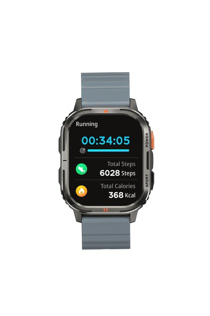 SW05 Smart Watch 2.0” HD Display Bluetooth Call IP68 – Black / Silver