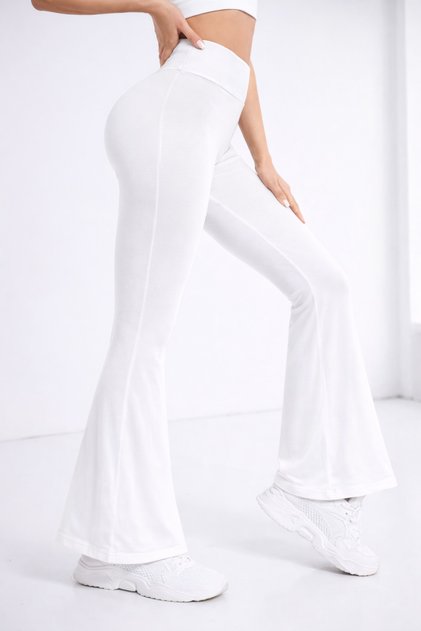 High-Waist Flared Leggings