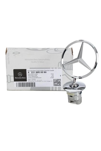 Mercedes S Serisi W221 Ön Kaput Yıldızı Komple Orijinal A2218800086