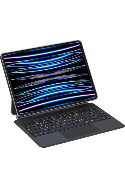 MUNTAQI Magic Keyboard for iPad Pro 12.9 (2020) & iPad Air 13 (2024) – Backlit, Floating Design, M