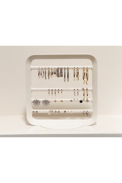 Earring Stand Jewelry Organizer – Desktop Earring Holder and Accessory Organizer Stand