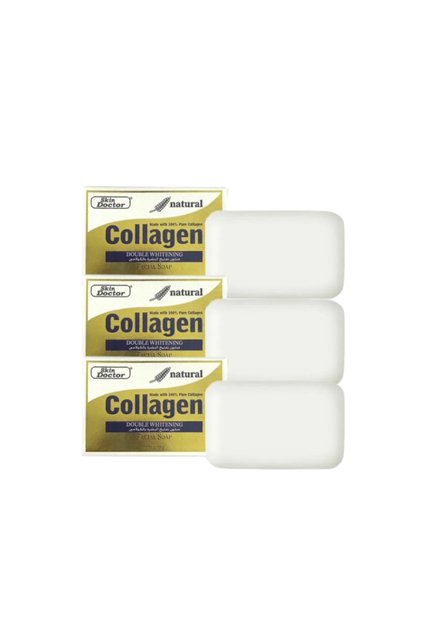 SPECIAL OFFER SET COLLAGEN DOUBLE WHITENING FACIAL SOAP 100G(PACK OF 3)100*3