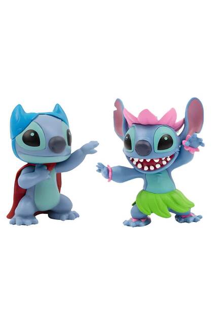 Stitch Disney 2'li Figür Seti TTC34000 - Hawaii Kıyafetli Stitch