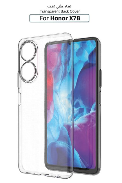 Honor X7b - Transparent Silicone Protective Back Case Cover