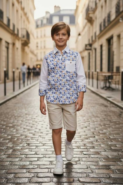 New Season Cotton Colorful Long Sleeve Children's Shirt