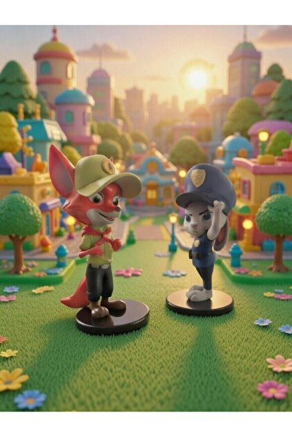 Natavanbutık 🚔🦊 Zootopia Nike&Judy - Judy Hopps ve Nick Wilde
