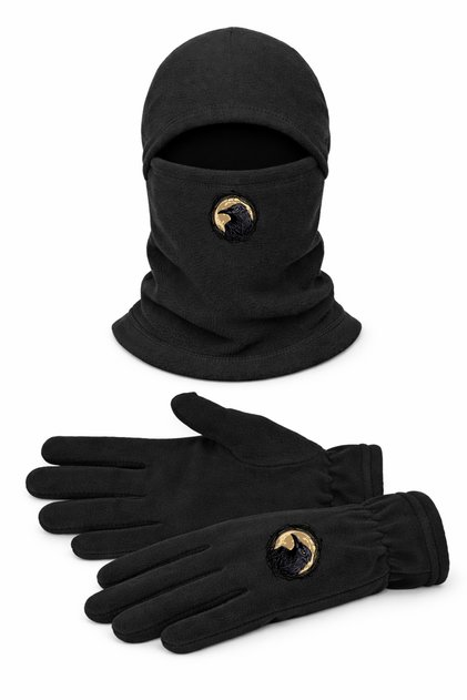 Karga Unisex Polar Uzun Eldiven Kar Maskesi Set
