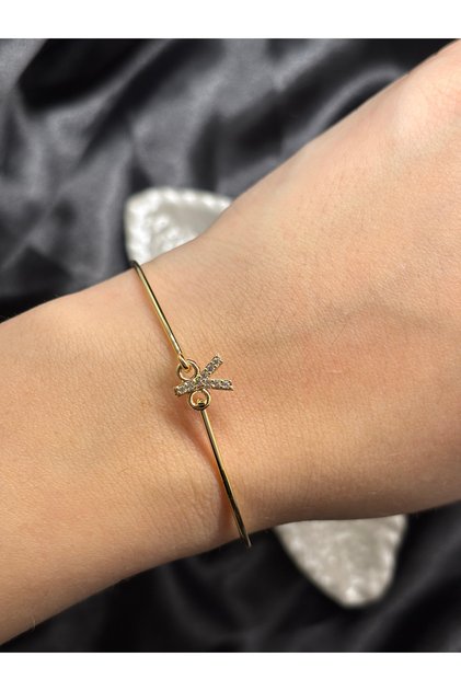 Minimal Gold Color Thin Cuff Bracelet – Elegant and Timeless Design