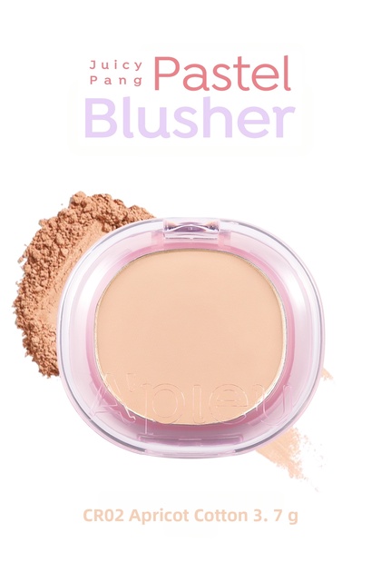 Blush in Pastel Shades That Gives Soft and Natural Color to the Skin a'Pieu Juicy-Pang Pastel Blusher (Cr02)