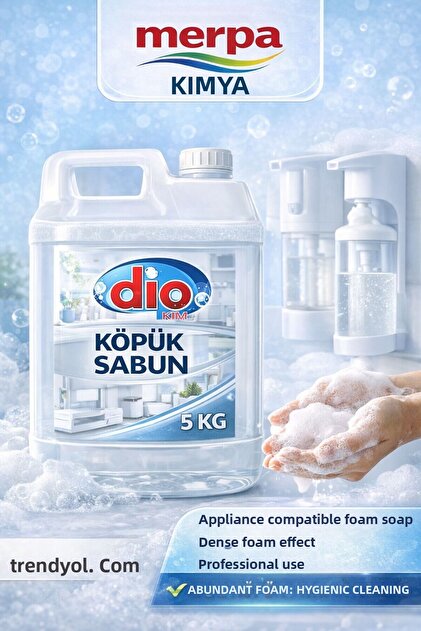 Foam Soap | Dispenser Compatible | Dense Foam | 5 kg | Merpa Chemistry