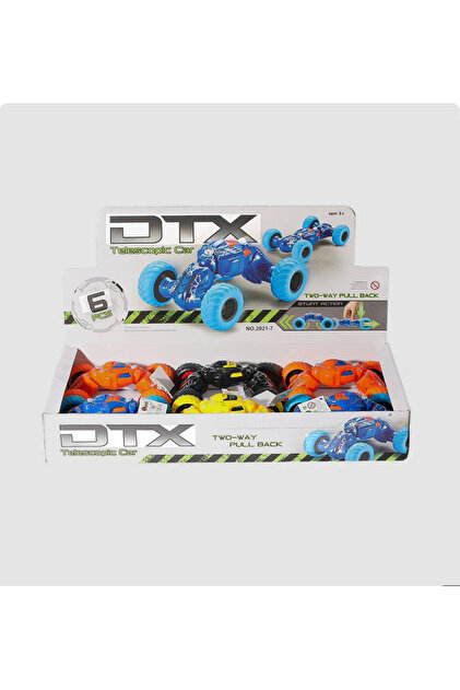 BYZ TOYS KNS-2021-7 Çift Yönlü Çek Bırak Akrobatik Araba eğlenceli