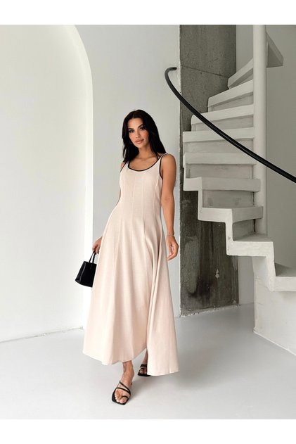 25Y5202 Women's Six-Piece Belted Dress