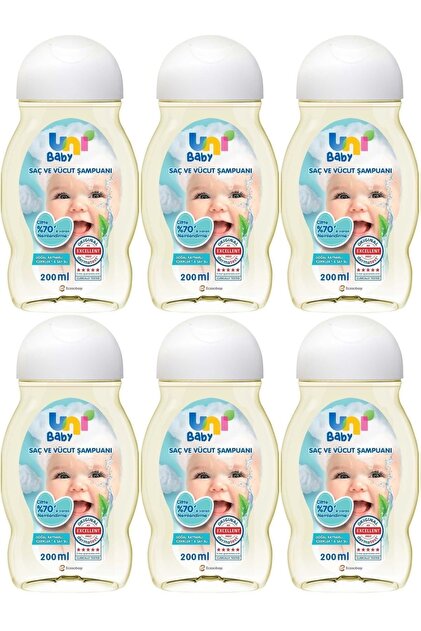 Baby Hair and Body Shampoo 200ml Classic (Set of 6)