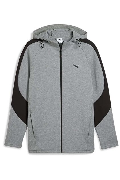 Puma 631529 Evostrıpe Core Fz Hoodie Eşofman Üstü GRİ - Fiyatı