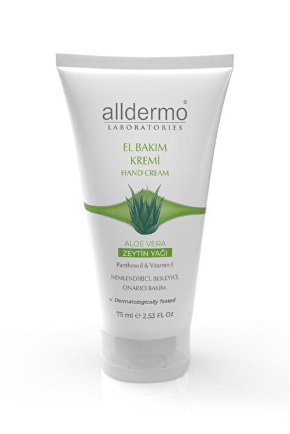 Alldermo EL BAKIM KREMİ 75 ML ALOEVERA - ZEYTİN YAĞLI - Fiyatı