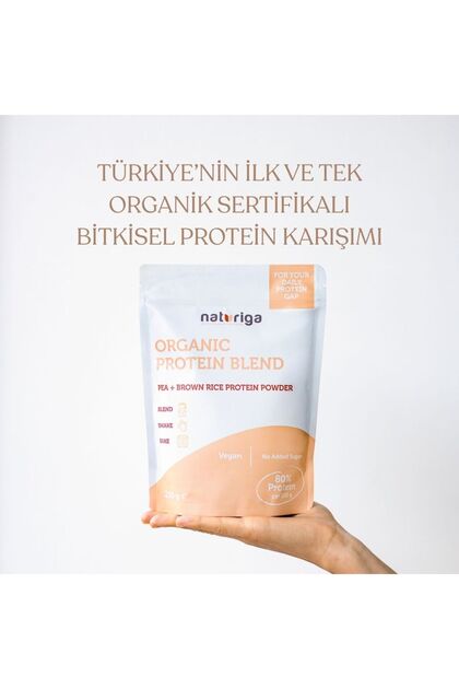 Organik Protein Karışımı 250 gr (BEZELYE PİRİNÇ PROTEİNİ TOZU)