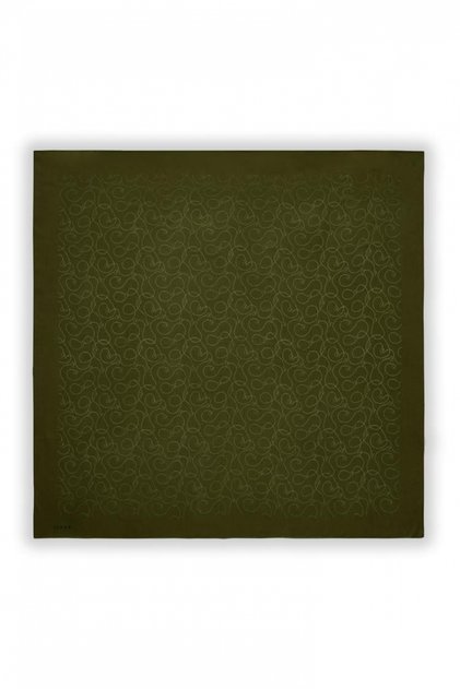 Flamlı Chain Z Monogram Khaki Scarf 0084